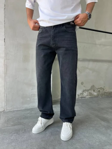 Вільні джинси BAGGY у сірому кольорі